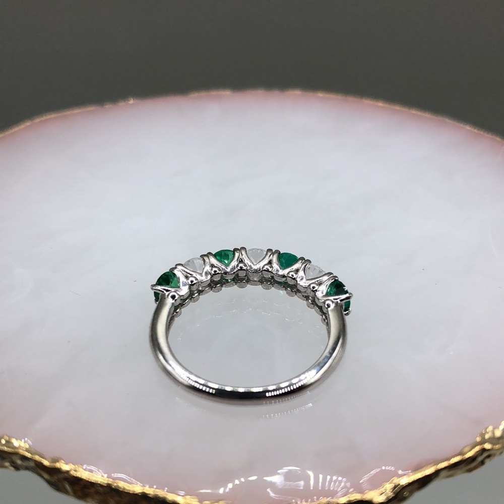 Sterling Silver 925 Gemstones Stackable Ring Sign… - image 6